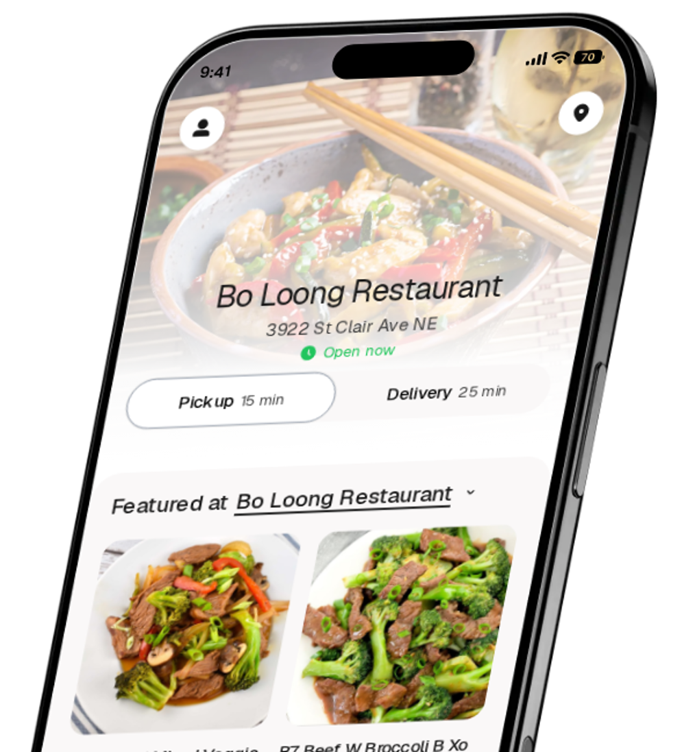 Bo Loong  Restaurant app preview